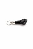 Colgante Figa (Higa) de Azabache Natural y Plata 925 – Amuleto Tradicional de Protección – Artesanal (S-1,5cm)