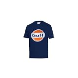 Sparco Camiseta de Manga Corta Hombre Gulf, Azul Marino, Talla: XL