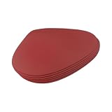 Wodsty Juego de 6 manteles individuales lavables de piel sintética para tis