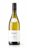 Canti - Gavi D.O.C.G., Vino Blanco Seco Italiano, Uvas Cortese de Piemonte, Sabor Floral, Cítrico y Mineral, 1x750 ml