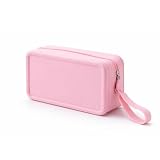 El Rey Pelayo Neceser Viaje Silicona Impermeable, Cosméticos y Aseo, Rosa