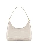 JW PEI Ruby Bolso de Hombro para Mujer - Efecto Cocodrilo Blanco