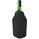 Joejis - Congelador de vino (1 unidad), color negro, perfecto para enfriar botellas de champán de vino prosecco, ideal para cenas, picnics, festivales