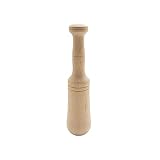 Fackelmann Mano para Mortero de Madera de Haya para triturar y machacar ajo y especias, y preparar aliños y salsas tradicionales, Color Natural, 4x20cm, 1ud