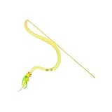 Kitty Pole Plaything - Señuelo felino ruidoso para bebé con panaches, de compromiso en forma de serpiente, activador de durante | Actividad en el hogar para mascotas de co