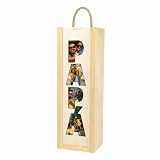 Regalisimos Botella de Vino Personalizada con Fotos Papá Caja Regalo Día del Padre Cumpleaños (Sólo Caja)