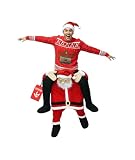 Morph Disfraz Papa Noel Adulto,Disfraz a Hombros, Traje Papa Noel, Disfraz Navidad
