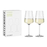 RITZENHOFF Copa de vino - 400 ml - Fabricado en Alemania | Ref. 6111006, Serie Lichtweiss, 1 copa de vino 400 ml, cristal, apto para lavavajillas