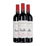 Calvet Grand Cru Saint-Émilion Crianza 75 cl Vino tinto (Caja de 3 Botellas de 75 cl)