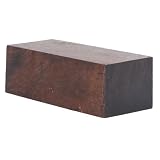Madera de Ébano, 125 x 50 x 40mm Madera de Ébano Negro, Resistencia al Envejecimiento Madera en Material de Placa de Mango para Herramientas de Instrumentos de Música DIY