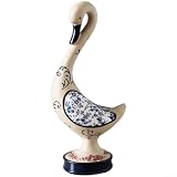 Pato de Resina Sintética 25cm Detalle Artesanal Único(Duck)