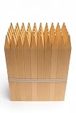 FERRETELIX® Paquete de 50 un Estacas de Madera 50 cms Largo 3 cms X 3 cms