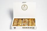 Mazapán Artesano Surtido de Toledo. Mazapanes Barroso. Caja Surtida de Mazapanes Artesanos Calidad Suprema. 25 Unidades. Peso Neto 500 gramos.