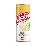 La Casera Blanco de Verano, Bebida de Vino Blanco y zumo natural de limón - Lata 33 cl