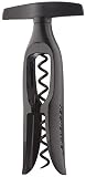 Le Creuset Sacacorchos de Mesa Extrae el tapón de la Botella de Vino, TM110, Policarbonato, Negro Mate, 59993013407261