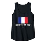 Mujer Montlouis-sur-Loire Francia | Ciudad - Bandera Drapeau - Camiseta sin Mangas