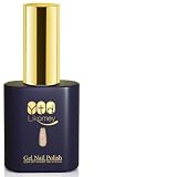 YTD Likomey Esmalte de gel para uñas Nude Albaricoque Champagne Con Purpurina Reflectante Alta Densidad, 15 ml, Gel UV Brillante 'Broken Diamond Shimmer', SZ604