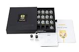 TASTERPLACE Juego de aroma, 24 aromas de vino blanco, inglés, para sommeliers y amantes del vino, entrena tu nariz, herramienta de degustación