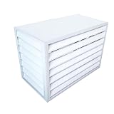 Cubierta multifuncional para bomba de calor para piscinas al aire libre, jardín, plantas, pantalla de privacidad, reducción de ruido, carcasa de CA duradera y elegante (color: FOU)