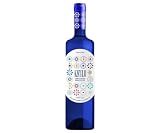 AZZULO Vino Blanco Semidulce Denominación de Origen Campo de Borja, Elaborado 50% Viura y 50% Chardonnay - 75 cl