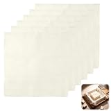 6 Piezas 50 x 50 cm Colador Algodón Puro, Paños Muselina para Cocinar, Bolsa Paño para Filtrar Liquidos, Filtro Leche para Cocinar, Tela para Hacer Queso, Reutilizable Tela para Queso de Algodón