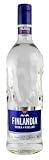 Finlandia Vodka Premium Classic Sabor Pimienta, Ligero y Delicado Con Agua Pura de Manantial, 40% Vol. Alcohol, 1Litro