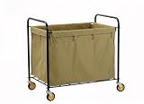 Chiner Carro Lavandería 250L Plegable, Kaki