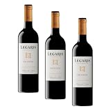 Legaris Crianza - Vino tinto DO Ribera del Duero, Tempranillo - 75cl (Paquete de 3)