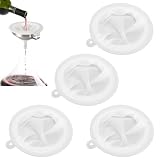YDHfdc 4 Piezas Colador de Malla Fina 100/200/300/400 Mallas Colador de Cocina Nylon Tamiz de Filtro de Alimentos para Filtrar Jugo, Vino, Leche, Mermelada