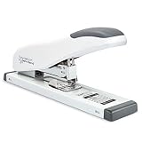 Rapesco 1386 ECO HD-100 Grapadora de Gruesos, Capacidad 100 Hojas | Blanco Mate, Usa Grapas Tipo 923 (23) / 6-12mm y 24 / 6-8mm