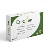 Erezon Suplemento para Hombres | Fórmula de Extractos Naturales para Energía y Vitalidad, Con L-Arginina, Taurina, Ginseng y Maca Negra Peruana