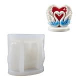 ZEPFJHE Cygnuses de silicona resistente para crear elegantes decoraciones de Navidad y regalo para niñas
