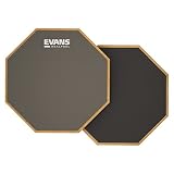 Evans RealFeel Pad de Práctica para Batería de 2 Caras, 6 Pulgadas