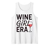 Era de Wine Girl para el Día Internacional del Vino de Camiseta sin Mangas