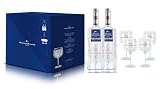 Martin Miller's Ginebra - Pack para Regalo: 2 Botellas de 70 cl + 4 Copas Exclusivas | Para Gin Tonic y Cócteles Sofisticados