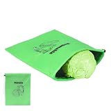 Bolsa de reserva de plátano con cordón, guardián de lechuga para refrigerador | Bolsas de verduras con contenedor de lechuga | Reutilizable refrigerador estancia fresca productor producto para el