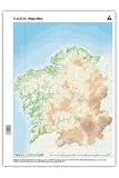 MAPA FISICO MUDO GALICIA PAQUETE 50 UNIDADES