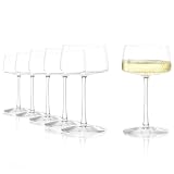 Stölzle Lausitz Copas de Champagne Power Set de 6, 275 ml – Elegantes Copas de Cristal para Champagne, Cava & Prosecco – Aptas para Lavavajillas