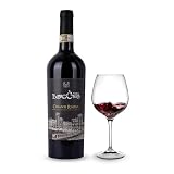 BORGUNTO | Vino Chianti Riserva 0,75L - Vino Tinto Toscano D.O.C.G. | 100% Italiano | Vino Italiano de Primera Calidad con Sabor Refinado y Rica Tradición (0,75 L - Paquete de 1)