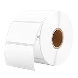 1000 etiquetas de dirección autoadhesivas de primera calidad en rollo de 32mm x 57mm Etiquetas térmicas para la oficina, etiquetas de alimentos para la cocina, tarros (1 roll)