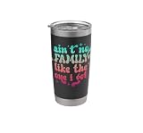 La reunión familiar no es una familia como la que tengo familia Vaso térmico de acero inoxidable de doble pared