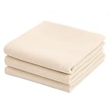 vaolmlop 3 Piezas Telas Filtrantes Reutilizable,50x50cm Colador de Tela Ultrafina Lavable,Cheese Cloth,Tela para Queso de Algodón,Filtro de Algodón para Colar Leche, Zumos, Batidos de Frutas