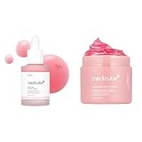 medicube Dúo para una Piel Rosada, Rellena y Suave: Sérum Con Péptido Rosa Salmon Dna Pdrn, Crema De Gelatina De Colágeno
