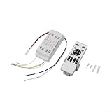 Kit remoto de ventilador de techo CC 110V 6 velocidades silencioso (juego)