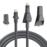 BarBaren Cable Starlink de 10 m compatible con Starlink plano de alto rendimiento, cable plano de alto rendimiento, resistente al agua, color gris (32,8/10 m)