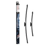 Bosch Aerotwin A 199 S Limpiaparabrisas Frontal, 65 cm / 42,5 cm | Set de Escobillas de Recambio para una mayor seguridad en la conducción - con Adaptador Premontado
