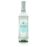 Bloom London - Ginebra seca con cítricos florales, sin azúcar, sin gluten, apta para veganos