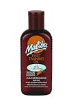 Malibu - Aceite de bronceado rápido resistente al agua con betacarotenos y fragancia a coco tropical (200 ml)