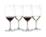 Riedel Wine Friendly 001 Magnum Juego de 4 Copas de Vino Tinto Copa de Vino Blanco 995ml
