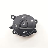 CochOn Ajuste en forma el 2012-2015 Volante multifunción botones de volumen de audio Control de interruptor de botón Aceptar M interruptor de botón(The right Bluetooth)